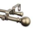 thumbnail image 4 of Home Window Decorative Luna Double Curtain Rod 48-84 inch - Cocoa, 4 of 4
