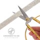 thumbnail image 3 of AURARMLET Tira De Strass Autoadhesiva Plateada Para De Ropa Y Accesorios, 3 of 5