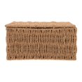 thumbnail image 2 of Tapa de canasta Cesta de mimbre tejida Contenedor de algas marinas Soporte para bocadillos Cestas de almacenamiento de algas marinas naturales de cocina, 2 of 4