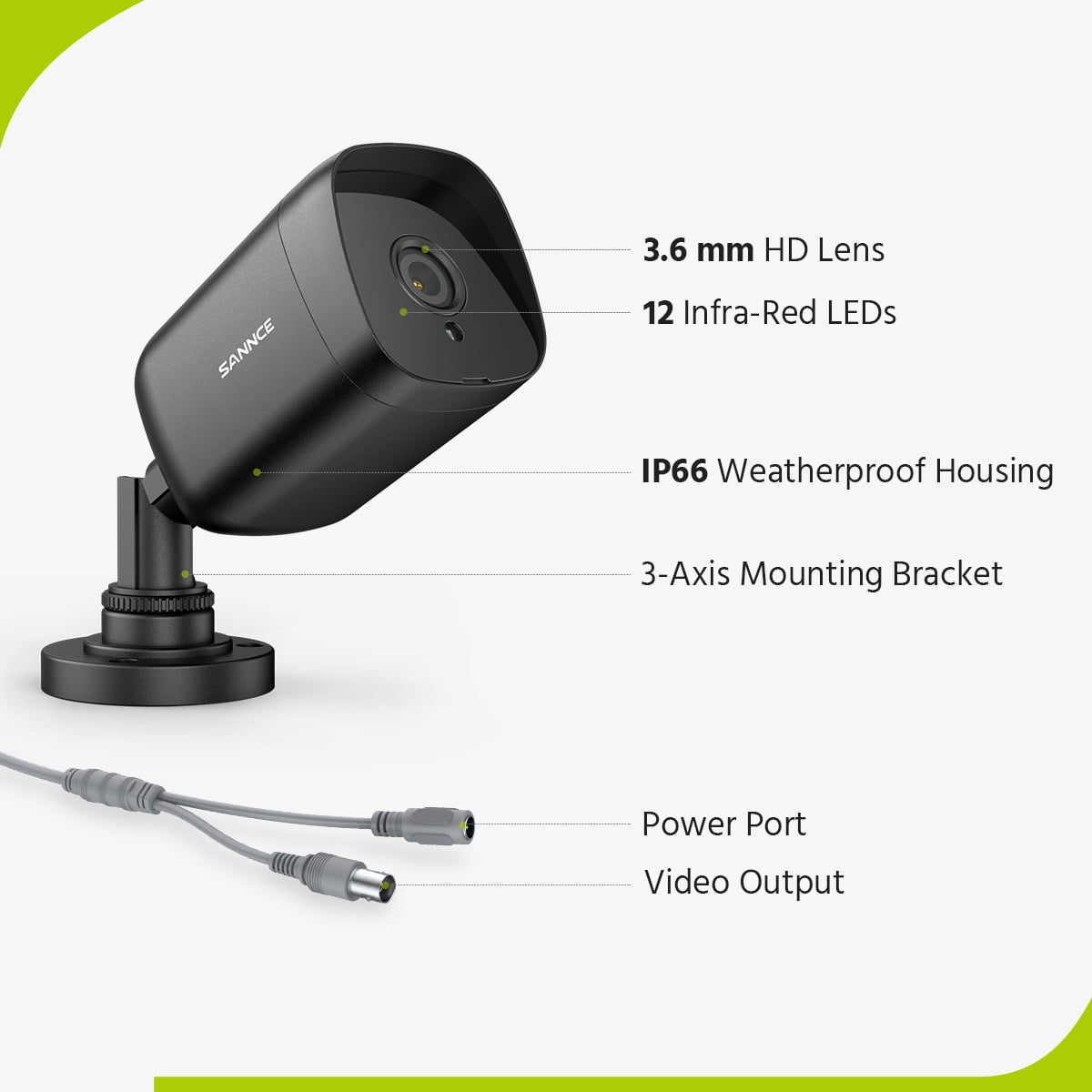 SANNCE 1080P Home Security Camera System 4 Channel CCTV DVR Recorder 4pcs Outdoor Waterproof Wired Surveillance Cameras Night Vision, Easy Remote Access,1TB Hard Drive