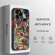 thumbnail image 3 of B-Basquiats Art For iPhone 15 Ultra 14 13 12 11 Mini XS XR X 8 7 Pro Max Plus Frosted Translucent Phone Case, 3 of 5