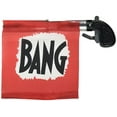 thumbnail image 2 of Loftus Star Power Starter Prank Bang Gun Flag Pistol, Red/Black/White, 5", 2 of 4