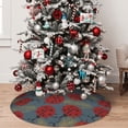thumbnail image 5 of Sikiie Ladybug 30-48 inches {designName} Print Christmas Tree Skirt Snowman Xmas Tree Skirt with Edge Christmas Decorations for Holiday Party48", 5 of 7