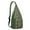 Dark-green-5, variant on Tribal Tiger & Jungle Flowers Chest Bag - Majestic Bengal Tiger Print Sling Backpack with Artistic Stripes Design, Durable Crossbody Pack for Outdoor Adventures (Wild Animal Aesthetic)