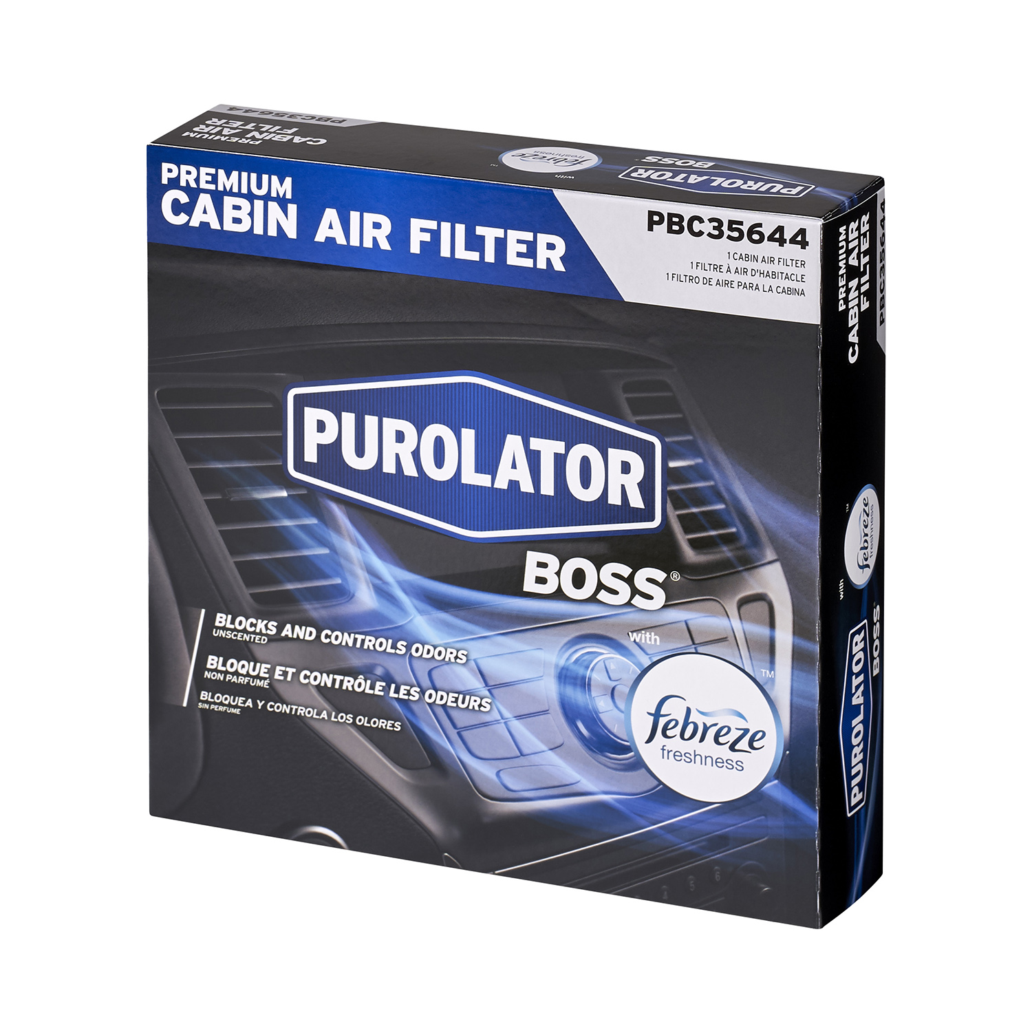 Purolator Cabin Air Filter with Febreze Freshness Purolator BOSS PBC35644 for Toyota