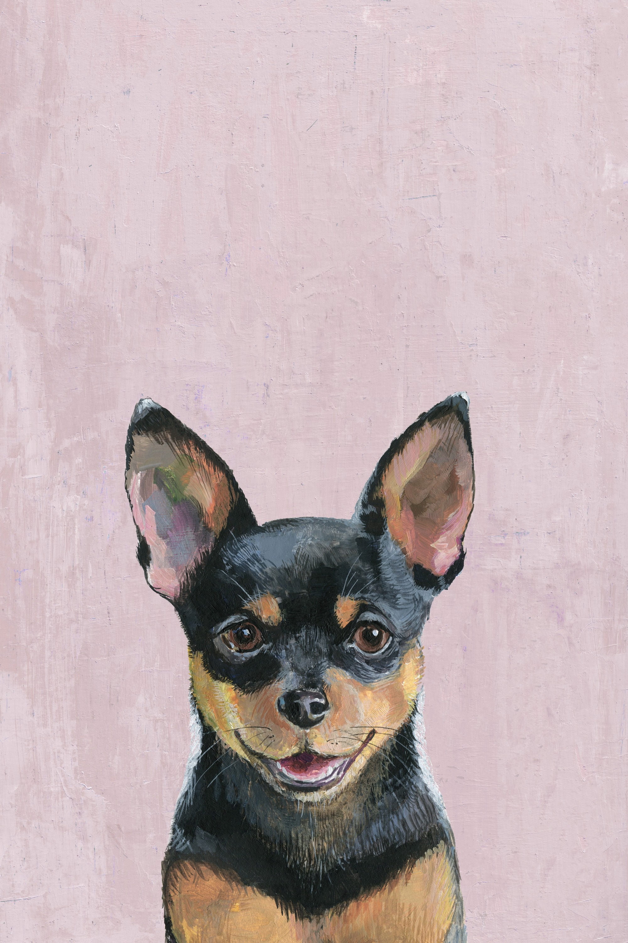 Marmont Hill "Simply Puppy" Painting Print on Wrapped Canvas