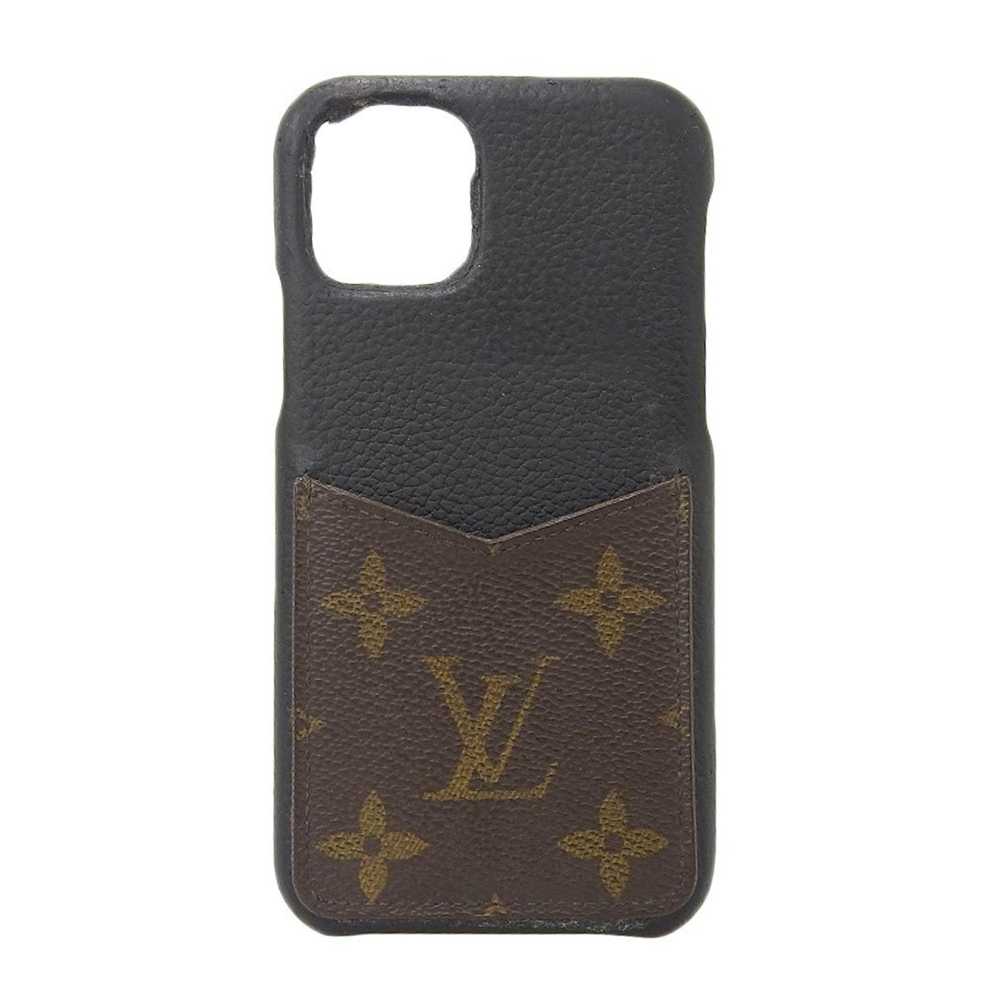 Authenticated Used Vuitton LOUIS VUITTON Taigarama iPhone Bumper 11 Pro Cover Case Noir - Walmart.com