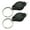 Black, variant on sunsanly 2Pcs Mini LED Flashlights with Key Ring Compact Size Portable Battery Powered Outdoor Camping Bright Tiny Light Emergency Lamps