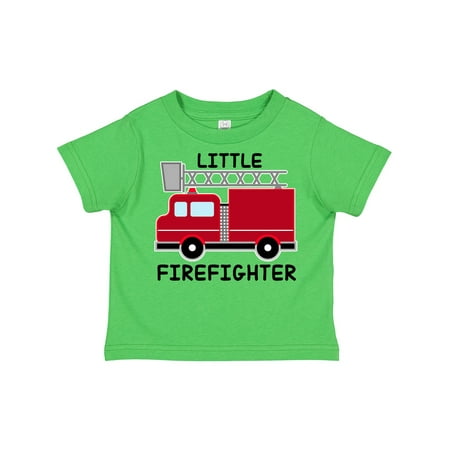 

Inktastic Red Fire Little Firefighter Gift Toddler Boy or Toddler Girl T-Shirt