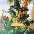 thumbnail image 4 of Adorno Navideño Pintado A Mano De Roadrunner Y Nopal - Adorno Navideño En El Desierto N.° 4 (Roadrunner En Blanco), 4 of 4