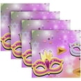 thumbnail image 5 of Coolnut Mardi Gras Cloth Napkins Set of 1, Oversized Washable Reusable Polyester Dinner Table Napkins for Family, Restaurant, Party Decor, 20 x 20 Inch, 5 of 7