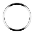 thumbnail image 2 of 14k White Gold 2.5mm Flat Tapered Band Ring Size 5.5 Ring for Women and Men - 1.8 Grams, 2 of 2