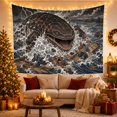 thumbnail image 3 of Ocean Waves Distress with Wooden Rafts Debris Being, Mystical Fantasy for Space Lovers, Galaxy Room Decor, Thanksgiving Hostess Gift, Tapestry Wall Hanging for Bedroom and Dorm, 3 of 7