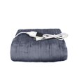 thumbnail image 1 of NAOJIE Electric Heated Blanket,Soft Flannel Fast Heating Bed Blanket with Multi-Color Option,10 Heating Levels & 1-8H Auto Off,Over-Heat Protection,Ideal Winter Christmas Gifts(Navy,L), 1 of 2