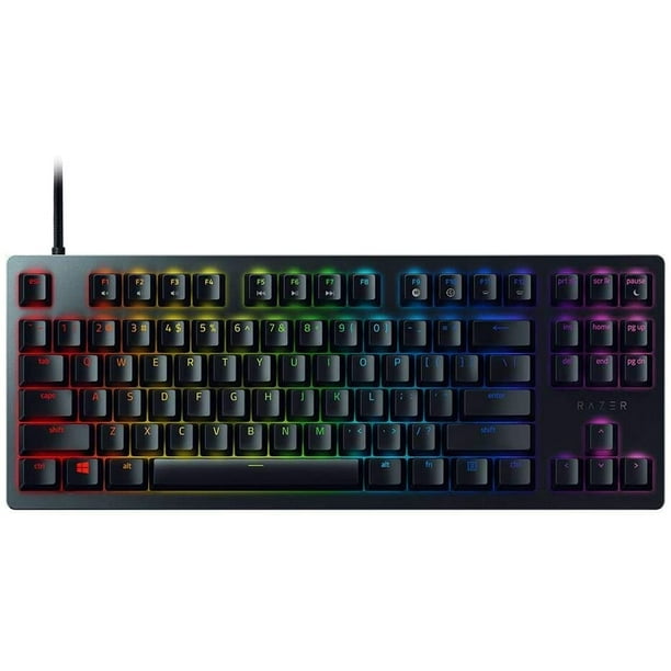 Razer Huntsman Tournament Edition Tkl Tenkeyless Gaming Keyboard Fastest Keyboard Switches Ever Linear Optical Switches Chroma Rgb Lighting Pbt Keycaps Onboard Memory Classic Black Walmart Com Walmart Com