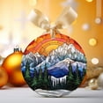 thumbnail image 2 of Christmas Ornaments Mountain Range, Mountain Range Ornament, Mountain Range Decorations, Mountain Range zdkibM (Snowy Moutain 10), 2 of 4
