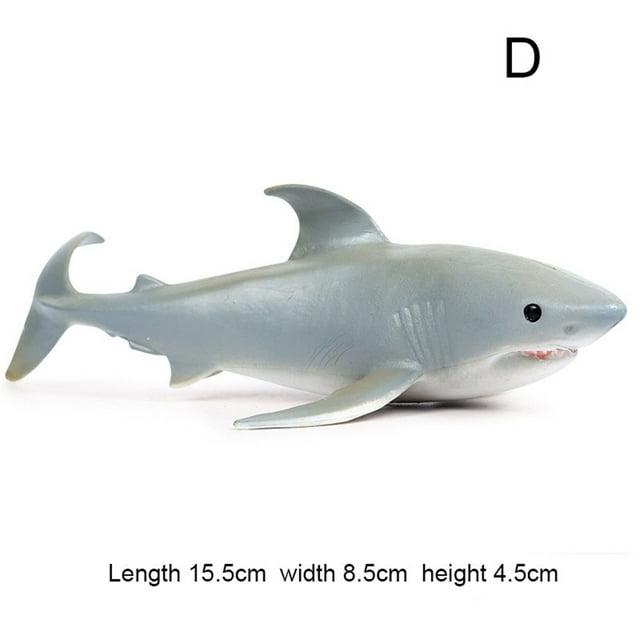 CAROOTU Jouet en Forme de Requin Réaliste Modèle Animal Simulation de Mouvement Réaliste Ou Jouet Baleine Ou Jouet en Forme de Requin