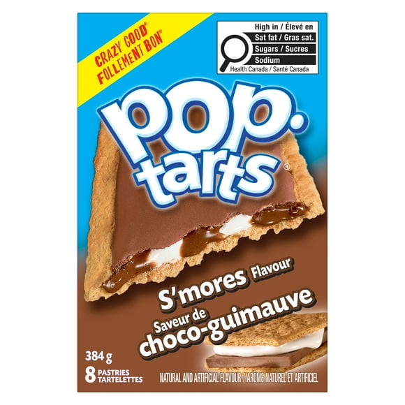 Kellogg's Pop-Tarts toaster pastries, S'mores 384 g - 8 pastries