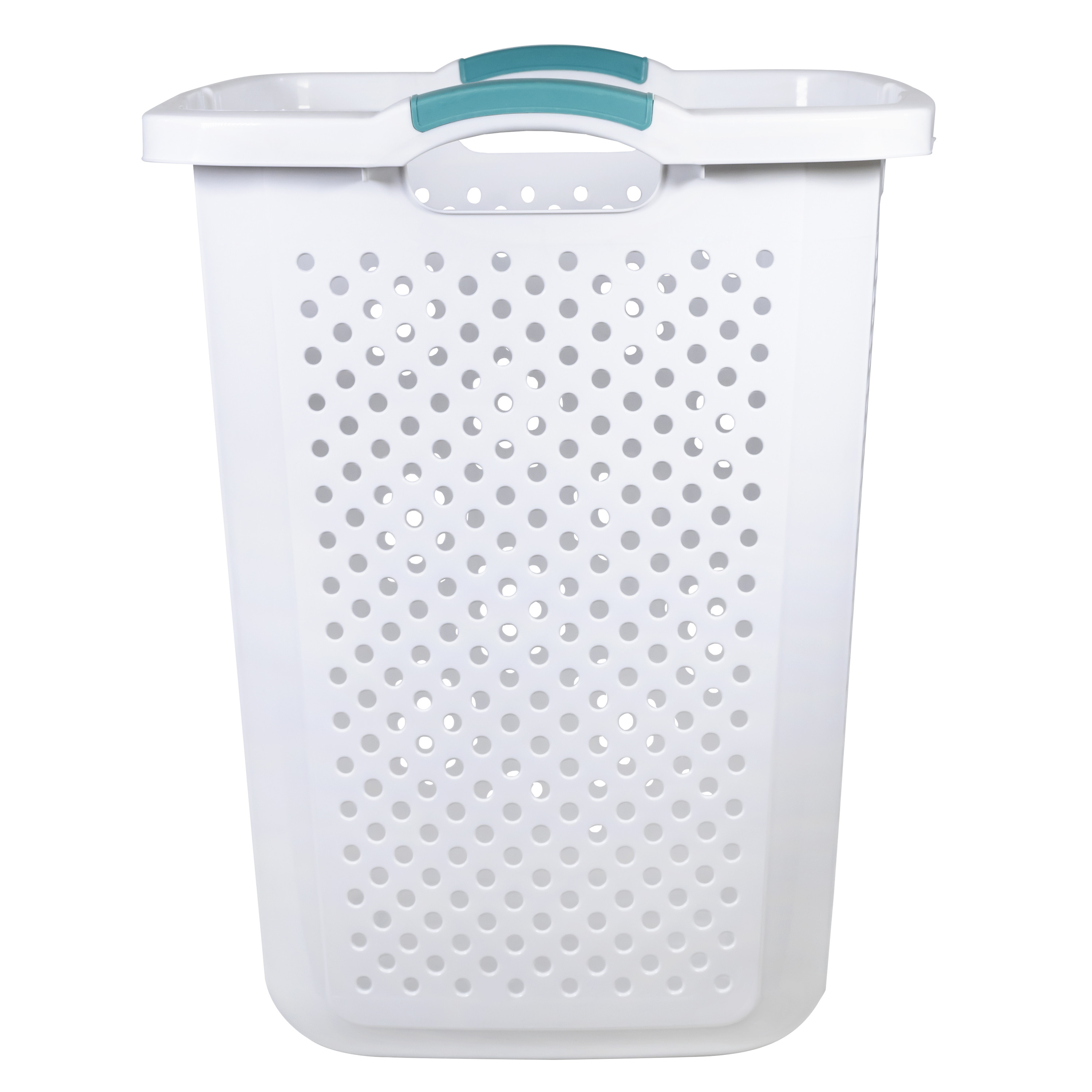 Home Logic Plastic Laundry Hamper, White, 2.5 Bushel photo 7
