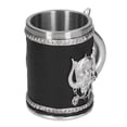 thumbnail image 1 of Taza de Cerveza pirata, Tazas de Cerveza de Acero inoxidable de acero inoxidable decoración de colección de gran capacidad de gran capacidad de bronce duradero para cerezaza, 1 of 7