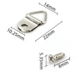 thumbnail image 3 of Metal Photo Picture Frame Wall Mount Hanger Hook Hanging Ring Mirror Frame Wall Mount Hooks Hangers With Screws, 3 of 3