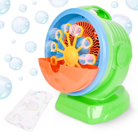 PLAY DAY MEGA BUBBLE BLOWER WITH 12 FL OZ SOLUTION FOR CHILDREN AGES 3 AND UP