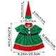 thumbnail image 3 of Funda navideña para botella de vino, disfraz de elfo | Bolsa reutilizable para vino | Funda de tela verde para botellas de vino, champán y licor | Decoración navideña para mesa, 3 of 7