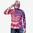 thumbnail image 2 of Hoodies for Men UPF 50+ Sun Protection Hoodie Tie-Dye Lightweight Hoodies Long Sleeve Shirts for Hiking Fishing 2XL, 2 of 5