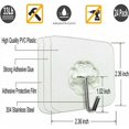 thumbnail image 2 of 24 Ganchos de Pared para Colgar Ganchos Autoadhesivos de Alta Resistencia 33 Libras Máx. Ganchos Transparentes Impermeables para Llaves Baño Ducha Exterior Puerta de Cocina Mejoras para el Hogar, 2 of 5