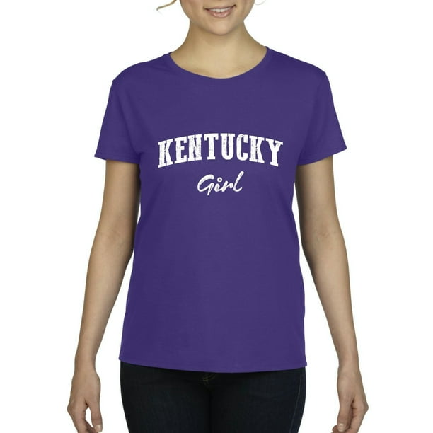 Mom's Favorite - Kentucky Girl Kentucky State Flag Women Shirts T-Shirt ...