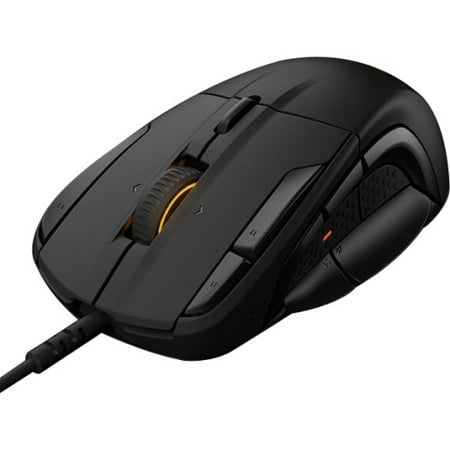 SteelSeries Rival 500 Mouse - PixArt PMW3360 - Cable - Black