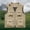 Khaki, variant on Mens Lightweight Sai Travel Fishing Vest Photography Outdoor Work Cargo Vest with Muti Pockets Big and Tall Size S-6XL Yellow