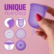 VENUS Menstrual Cup, BPA-Free & 100% Medical Grade Silicone Period Cup, Small, 1-Pack