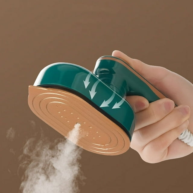 Fiudx Miniplancha, Vaporizador Portátil de Mano, Máquina de Eliminación Rápida de Arrugas, Tecnología de Nebulización de Agua de Alta Penetración, Ideal para Viajes, Ideal para Dormitorios En Casa, D