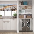 thumbnail image 5 of LALILO Kitchen Curtains and Valances Set of 3 36" And Stone Window Treatment Tiers for Window Decor, 5 of 5