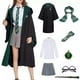 thumbnail image 3 of Disfraz de Slytherin para niños y adultos, uniforme escolar mágico, disfraz de Mago para Halloween, 3 of 4