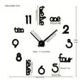 thumbnail image 4 of Giant Frameless Wall Clock - Extra Large Silent Modern Clock for Living Room & Office Decor, 4 of 5