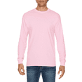 thumbnail image 6 of Gildan Men's Heavy Cotton Long Sleeve T-Shirt, 90/10 Cotton/Polyester, Adult T-Shirt, Classic fit Tee, Light Pink, M, 6 of 6