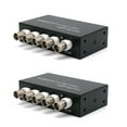 thumbnail image 1 of 2X Señal 1 en 4 AHD/CVI/TVI Video Splitter HD Cámara Coaxial, Negro, 1 of 5