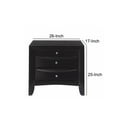 thumbnail image 3 of ACME Furniture Ireland Nightstand in Black, 3 of 8