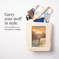 thumbnail image 7 of Tote Bag, Utah, This is Living, Fishing with Mountain, Unisex, Reusable, Washable Canvas, Unique Art, 7 of 7