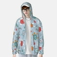 thumbnail image 2 of Disketp Sea Turtle for Men's Sun Protection Hoodie Performance Long Sleeve Fishing Outdoor Lightweight-Large, 2 of 7
