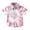 Pink, variant on Fancifize Boys Short Sleeve Hawaiian Shirts Casual Color Block Button Down Aloha Shirt, Dad and Son Matching Hawaiian Shirts 2-15Y