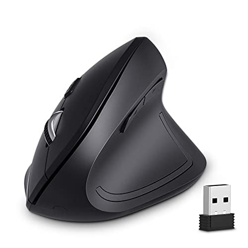 Wireless Mouse 2.4G Mouse Vertical Mouse Ergonomic Adjustable Comfortable Rechargeable Mouse for Computer for Desktop for PC 
