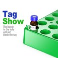 thumbnail image 4 of Vial Rack,Single Holds 50 Standard 12mm 2ml Vial, Plastic Centrifuge Tube Rack Holder,Green,2pcs, 4 of 4