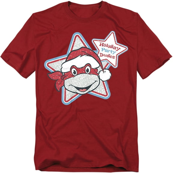 Teenage Mutant Ninja Turtles T-Shirt Christmas Holiday Party Dudes Unisex Graphic Tee For Men & Women