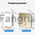 thumbnail image 5 of For Cacazi Fa50 1 For 1 Pushbutton Selfgenerating Wireless Doorbell Plugus, 5 of 5