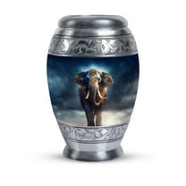 Majestic Elephant Urn - Cremation Urns For Adult Ashes Women - Large Urns For Human Ashes Adult Male - Urns For Human Ashes Adult Female Mom - Cremation Urns Large Adult (size -10")