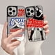 thumbnail image 4 of Casetifg Marca Locomotora Chica Carcasa Oficial Con Caja Espejo Original Teléfono Funda Para iPhone 11 12 13 14 Pro Max 14 Plus Silicona Talla TPU Cubierta A Prueba De Golpes, 4 of 4