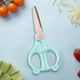 thumbnail image 5 of Tijeras Portátiles para Alimentos Qazbgdl con Funda de Seguridad | Acero Inoxidable Apto para Uso Alimentario para Comidas Infantiles y Cocina | Fáciles de Limpiar | Paquete de 1, 5 of 6